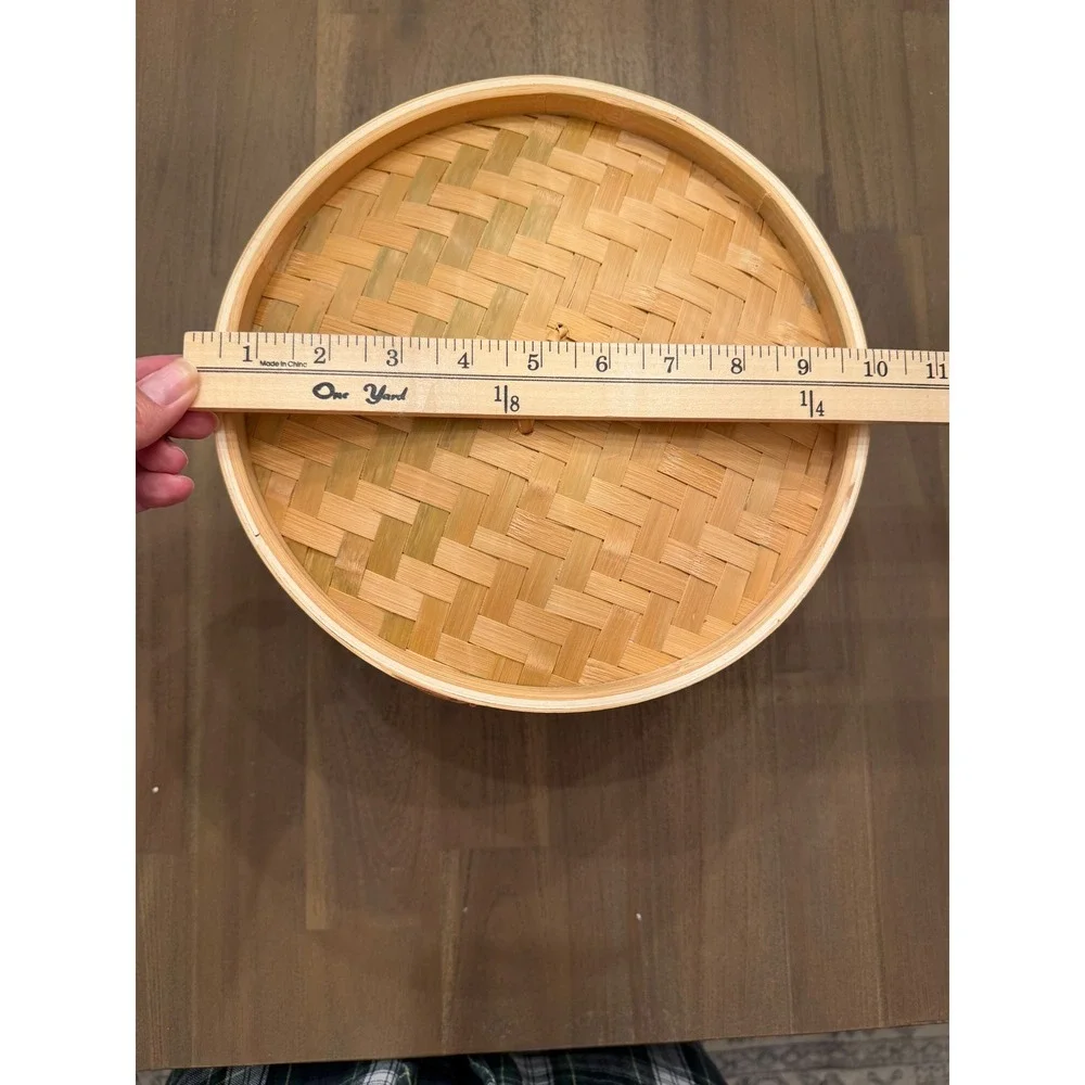 Pao Everyday Asian Cooking Bamboo‎ Steamer 10 Inch 2 Tier Ekco Dumpling Steamer